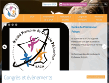 Tablet Screenshot of chirpediatric.fr